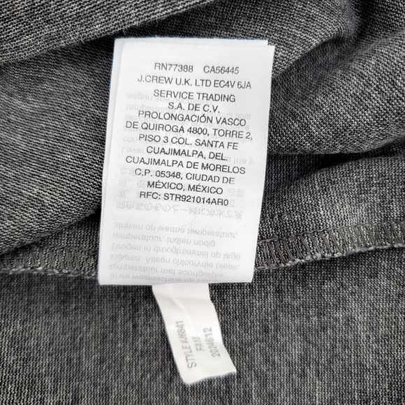 J. Crew Mercantile Gray Short Sleeve Casual Mini Dress - Picture 8 of 8